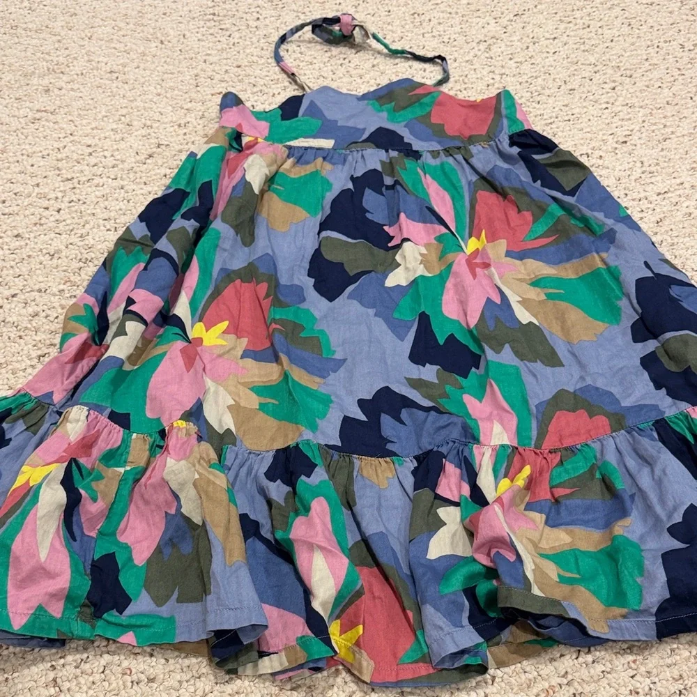 Gap Kids Floral Kids Dress - Size Medium 8/9 - Halter Neck